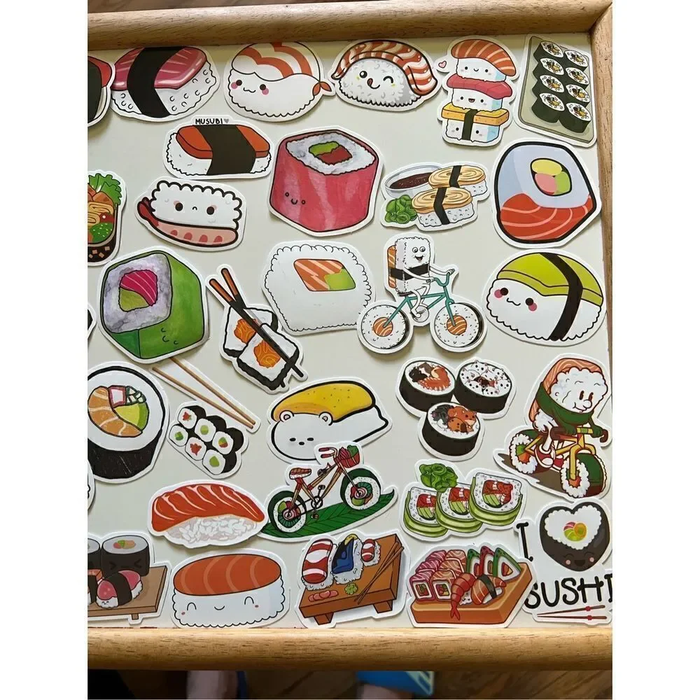 I Love Sushi Stickers 50 Pack